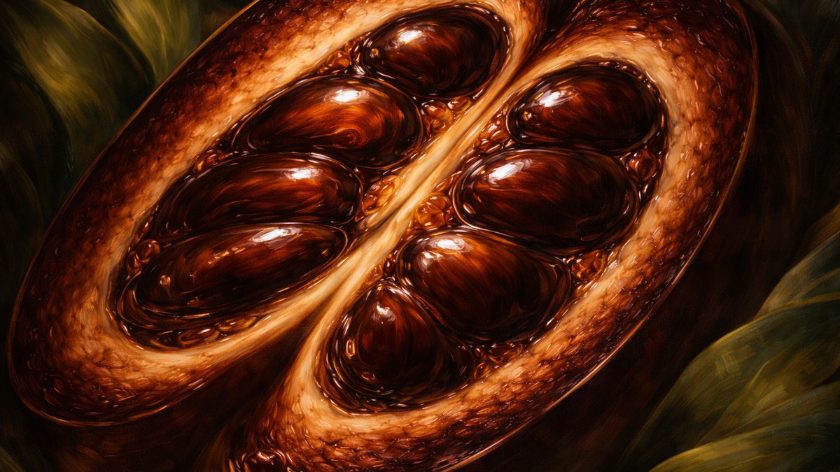 Borojó fruit illustration